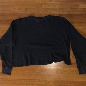 Brandy Melville cropped long sleeve crew sweatshir